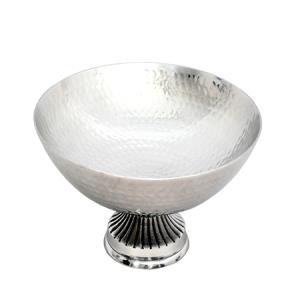 Open image in slideshow, Hammered Bowl with Pedestal
